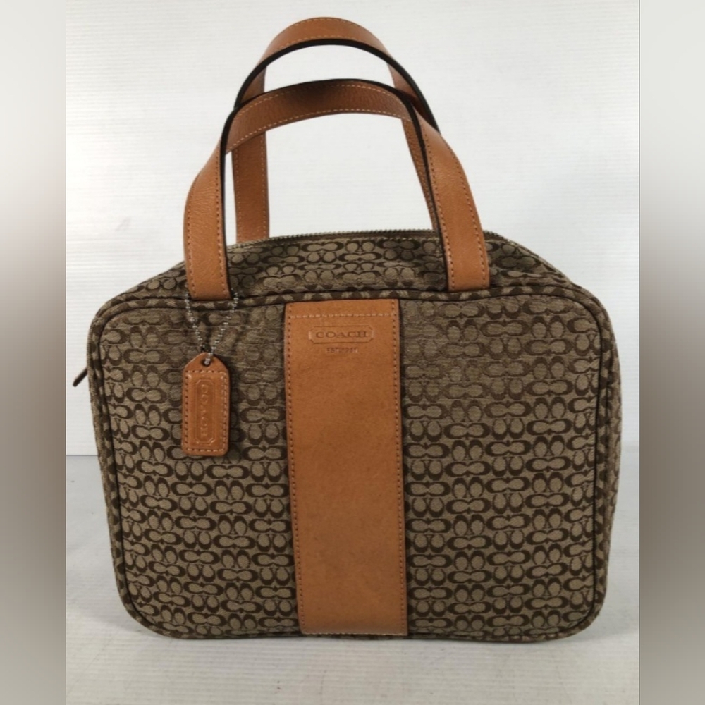 Coach Signature Travel Make-up/Toiletry bag